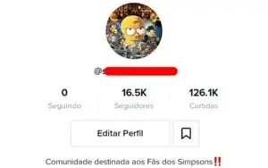 Conta TikTok com 14k de Seguidores