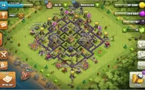 clash of clans cv8 Semi-full barato