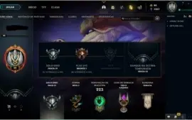 Conta de lol prata 110 champions e 58 skins