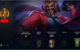 Conta lvl187 + Maestria 359 + 10 Páginas de Runas + 92 Skins