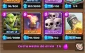 CONTA CLASH ROYALE ARENA 11 LVL11 BEM UPADO E BARATO