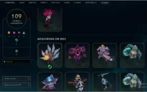 Conta LOL de 2014 Diamante 3 46K de Essencia e all champs