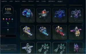 Conta LOL de 2014 Diamante 3 46K de Essencia e all champs