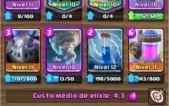 Conta Clash Royale Liga 1 Todas as Cartas do jogo