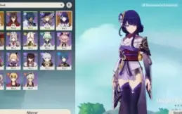 Genshin AR10 Shogun Raiden + Mona