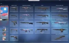 CONTA VALORANT OURO + SKINS