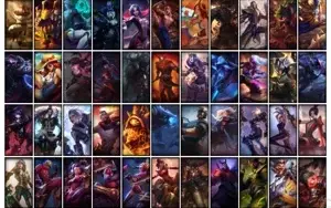 Conta prata 3 com 153 Champs e 121 Skins + 5 Vitoriosas