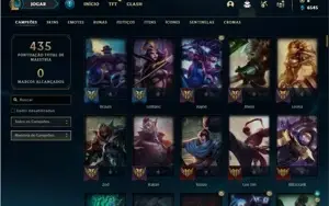 Conta prata 3 com 153 Champs e 121 Skins + 5 Vitoriosas
