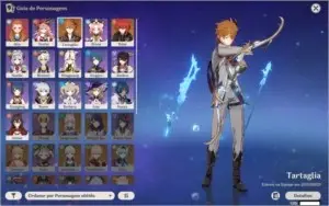 GENSHIN IMPACT AR 39 Báculo de Homa e childe
