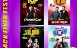 50 Artes de Flyer para Festas Editáveis no CorelDRAW