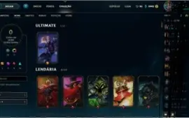 Conta league of legends com 178 skins e 92 champions
