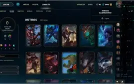 Conta league of legends com 178 skins e 92 champions