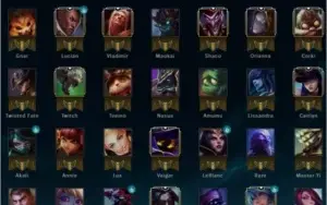 Conta League of legends - Ouro 3 100 pdl -  82 skin