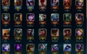 Conta League of legends - Ouro 3 100 pdl -  82 skin