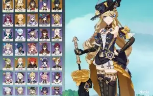 Conta Genshin Impact bem farmada e com personagens