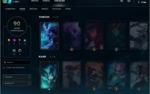 Conta de lol