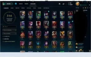 Conta league of legends