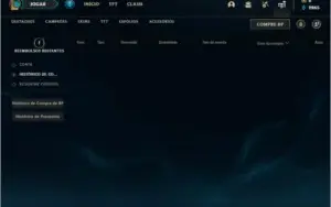 Conta unranked coim 7 skins e 34 champs