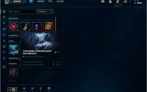 Conta unranked coim 7 skins e 34 champs