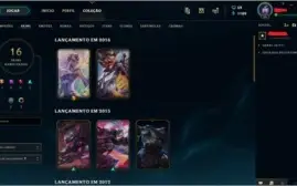 CONTA LOL DIAMANTE 4 2019