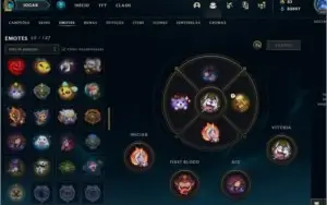 Conta lol com Muita essencial Azul e icones raros!!