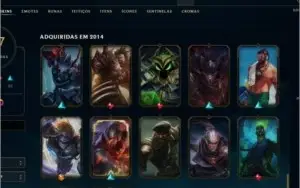 Conta lol com Muita essencial Azul e icones raros!!