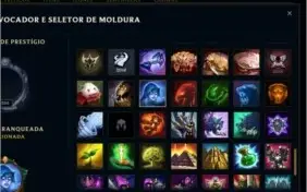 Conta lol com Muita essencial Azul e icones raros!!