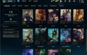 Conta prata 3 com 24 Champs e 5 Skins