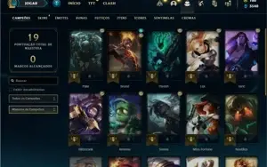 Conta prata 3 com 24 Champs e 5 Skins