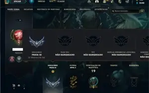 Conta prata 3 com 24 Champs e 5 Skins