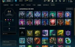 Conta prata 3 com 24 Champs e 5 Skins