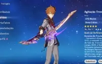Conta AR 56 - Raiden C2/Kazuha/Childe/Sara C6 +3t5