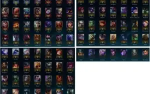 CONTA LOL - GOLD 4 - 91 CHAMPIONS - 33 SKINS - 5 GEMAS