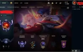 Conta Diamante 4, com 138 Campeões e 137 skins tops