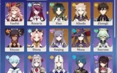 Conta Com Itto, Xiao, Kazuha, Albedo E Zhong