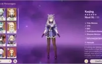 keqing c1, Diona c6 - 6 personagens 5*