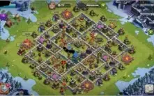 CV12 SEMI FULL CLASH OF CLANS COC TH12 SKINS PAISAGEM