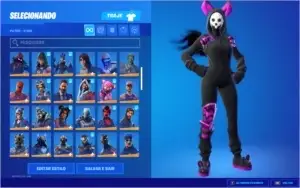 Conta Fortnite, 142 skins da temporada 1 com salve o mundo