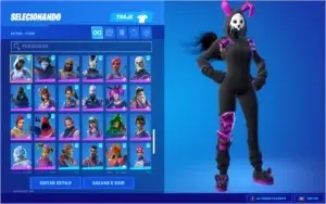 Conta Fortnite, 142 skins da temporada 1 com salve o mundo