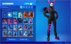 Conta Fortnite, 142 skins da temporada 1 com salve o mundo
