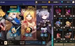 Conta Guardian Tales FP 5 estrelas full lb e despertar