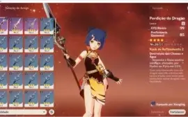 Genshim impact, Keqinq + Klee + Qiqi + Albedo