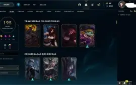Conta Smurf com +195 Skins