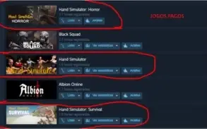 steam barato(com cs go prime (PAGO) , fall guys,e mais jogos