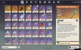 🌪️Xiao+Jade 🦋Hutao+Homa 🐺Diluc+Túmulo 🍁Kazuha 🔥AR54🔥