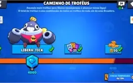 CONTA BRAWL STARTS - 4.308 TROFÉUS