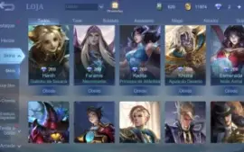 Vendo Conta Mobile Legends (89 Heróis E 183 Skins)
