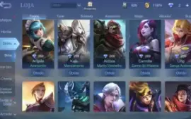 Vendo Conta Mobile Legends (89 Heróis E 183 Skins)