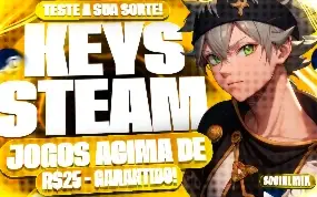 STEAM KEYS ALEATÓRIAS | STEAM KEY DE JOGOS R$25,90 - R$400