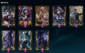 Conta Esmeralda/ + de 400 skins / lvl 1028